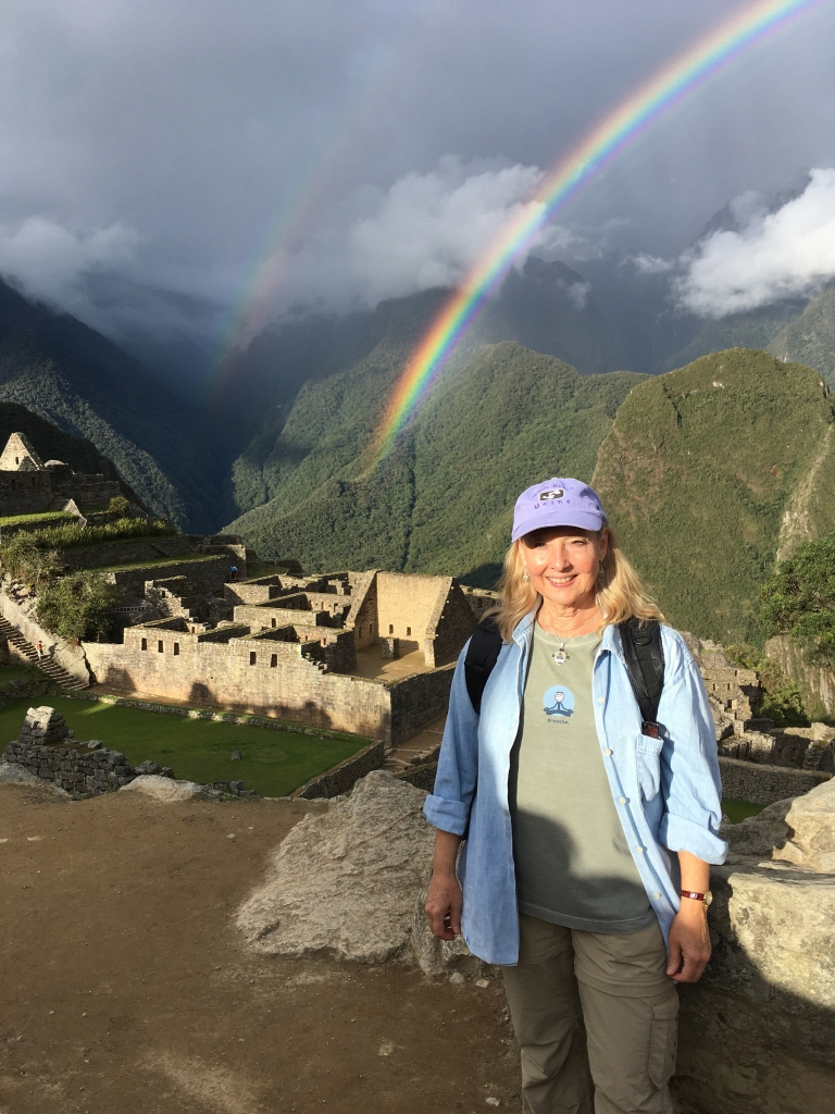 Joan Reid Healing Arts in Macchu Pichu in Peru